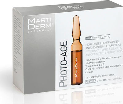 Martiderm Platinum Photo-Age 15% Vitamin C, 3% Proteum & Antiradical Complex 30 x 2ml