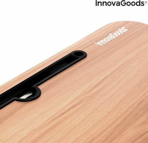 InnovaGoods Lemnos Dreptunghiular Tavă de Pat în Culoare Maro 60x27cm V0101188 1buc