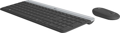 Logitech MK470 Kabellos Tastatur & Maus Set Gray