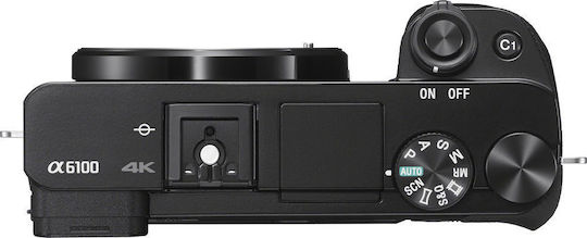 Sony α6100 Mirrorless Camera Kit (E PZ 16-50mm F3.5-5.6 OSS + E 55-210mm F4.5-6.3 OSS) Black