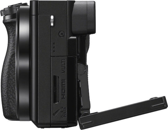 Sony α6100 Mirrorless Camera Kit (E PZ 16-50mm F3.5-5.6 OSS + E 55-210mm F4.5-6.3 OSS) Black