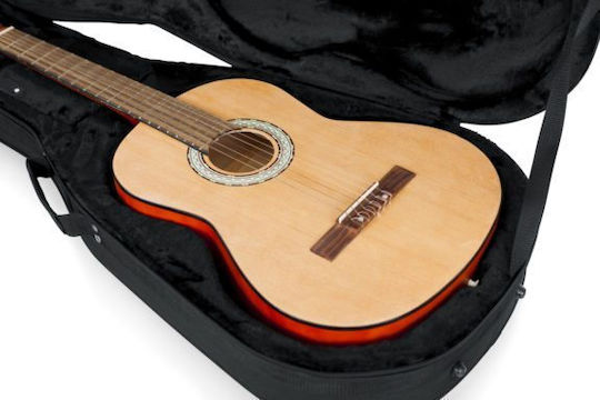 Gator Waterproof Suitcase Classical Guitar Padded 4/4 Black