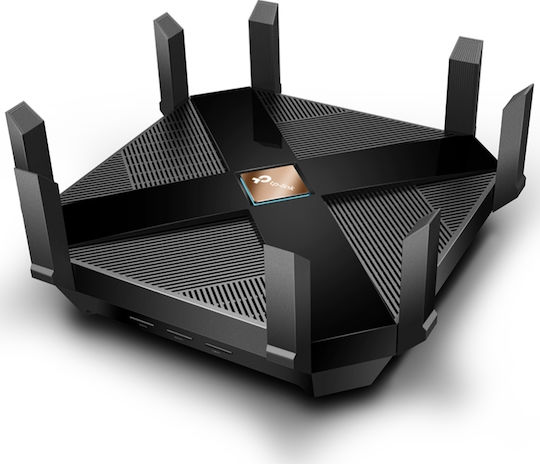 TP-LINK Archer AX6000 v1 Drahtlos Router Wi-Fi 6 mit 8 Anschlüssen Gigabit Ethernet