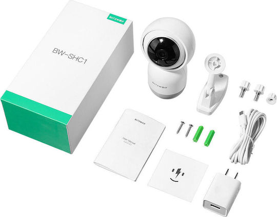 BlitzWolf IP Камера за наблюдение Wi-Fi Full HD 1080p с Двупосочна Комуникация