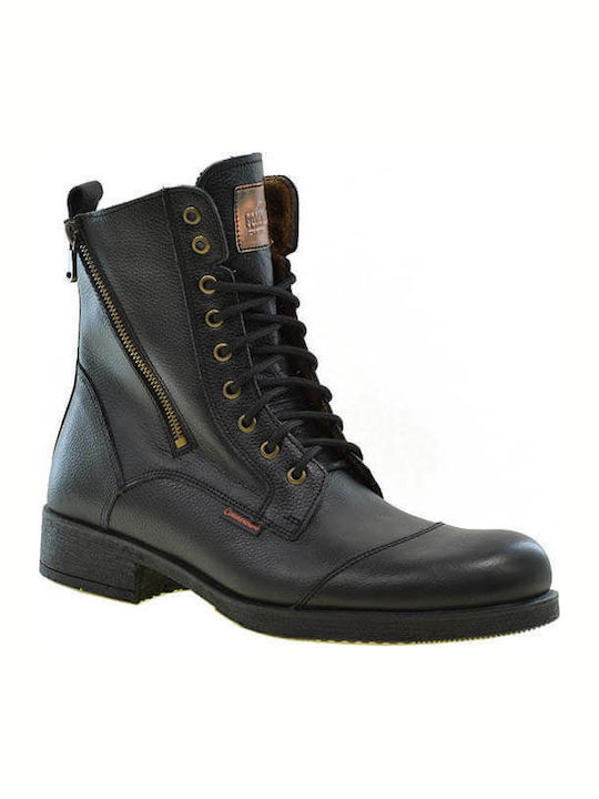 Commanchero Original Men's Leather Military Boots Black