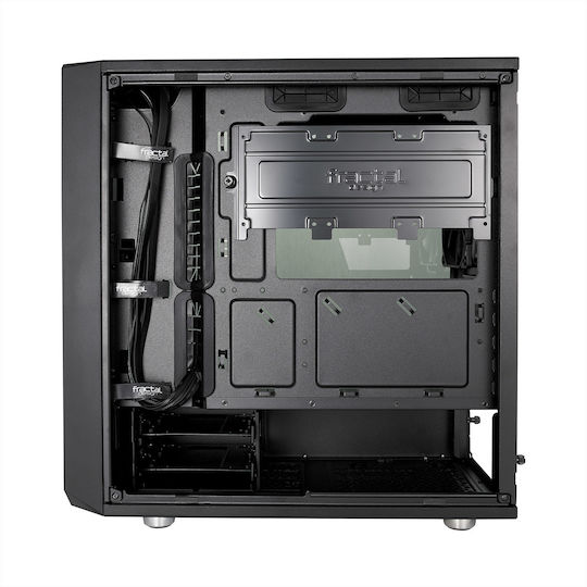 Fractal Design Meshify C Mini Dark Tempered Glass Midi Tower Κουτί Υπολογιστή με Πλαϊνό Παράθυρο Μαύρο