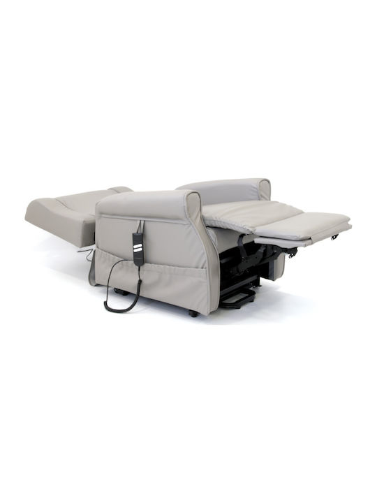 Melia Πολυθρόνα Relax Massage με Υποπόδιο Μπεζ 80x90x108cm
