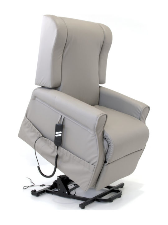Melia Πολυθρόνα Relax Massage με Υποπόδιο Μπεζ 80x90x108cm
