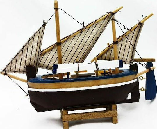 Weihnachtsboot Segelboot 20x16cm