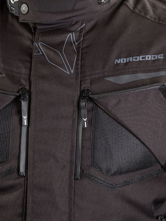 Nordcode Senegal Men's Motorcycle Jacket Cordura 4 Seasons Waterproof Black