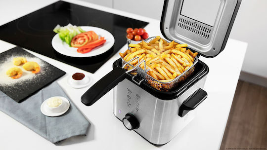 Cecotec Cleanfry Infinity 1500 Фритюрник 1.5лт Сребрист