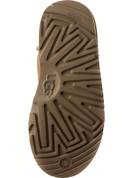 Classic Mini Ii Suede Παιδικά Μποτάκια Καφέ