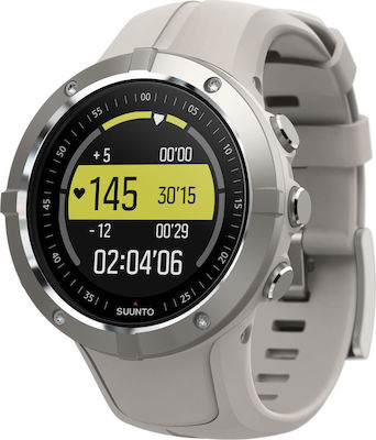 Suunto Spartan Trainer Wrist HR 46mm Smartwatch with Heart Rate Monitor (Sandstone)