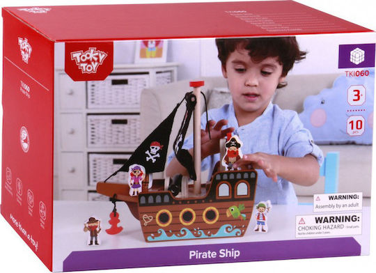 Tooky Toys Pirate Ship για 3+ Ετών 27.5εκ. (Διάφορα Σχέδια)