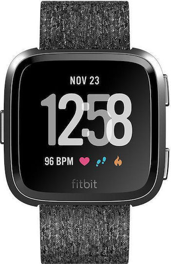 Fitbit Versa Special Edition Aluminiu 36mm Smartwatch (Gri)