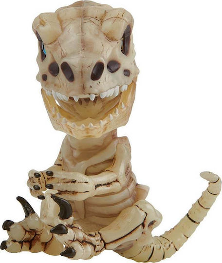 WowWee Miniature Toy Fingerlings Untamed Skeleton Bonehead Raptor Gloom for 5+ Years Old (Various Designs/Assortments of Designs) 1pc