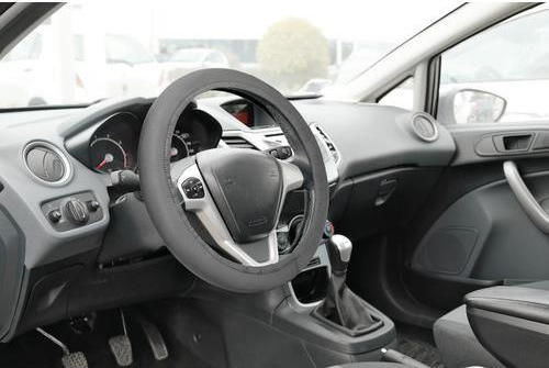Lampa Car Steering Wheel Cover Protector 2in1 with Diameter 34-45cm Synthetic Gray Elastikó