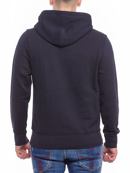 Tommy Hilfiger Icon Men's Sweatshirt with Hood and Pockets Navy Blue