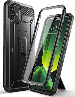 Supcase Unicorn Beetle Pro Acoperire completă 360 Plastic rezistent Negru (iPhone 11)