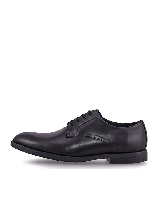 Clarks Ronnie Walk Men's Leather Dress Shoes Black