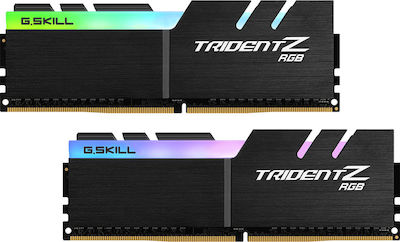 G.Skill Trident Z RGB 32GB DDR4 RAM cu 2 module (2x16GB) și Viteză 3600 pentru Desktop