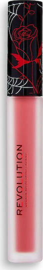 Revolution Beauty Halloween Vinyl Liquid Lip Lang anhaltend Flüssig Lippenstift Samt Bewitched 2.2gr