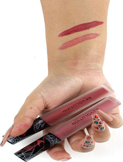 Revolution Beauty Halloween Vinyl Liquid Lip Lang anhaltend Flüssig Lippenstift Samt Bewitched 2.2gr