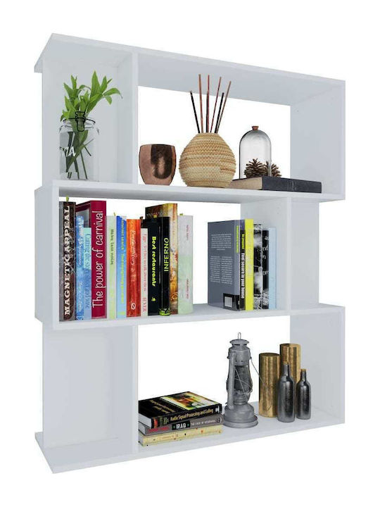 Bookcase White 80x24x96cm