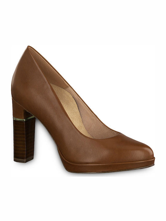 Tamaris Leather Brown High Heels