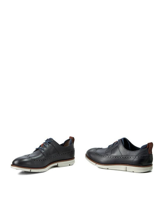 Trigen Limit Leder Herren Oxfords Blau