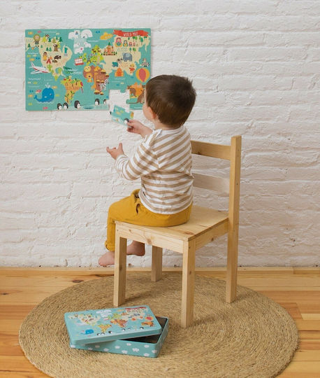 Παιδικό Puzzle World Map Martina Hogan 24pcs Apli Kids