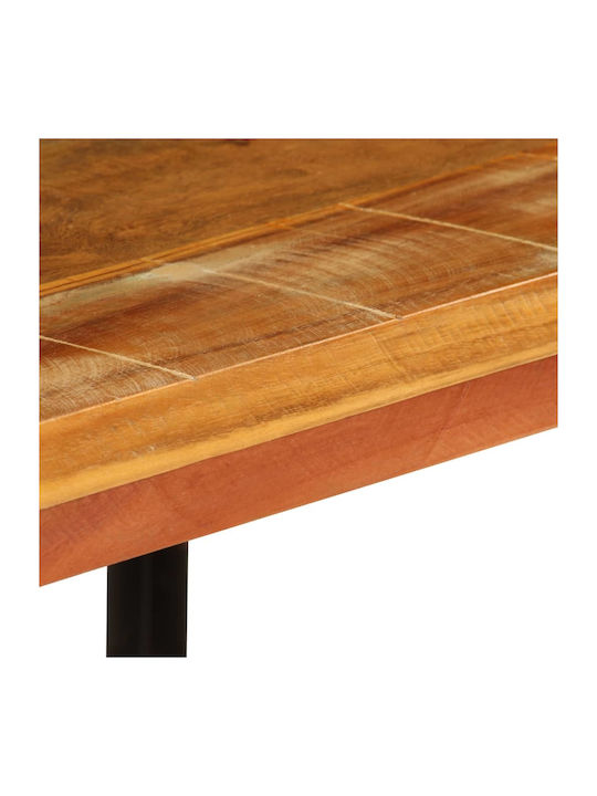 vidaXL Kaffeetisch Zentral aus Massivholz Mehrfarbig M100xL60xH35cm