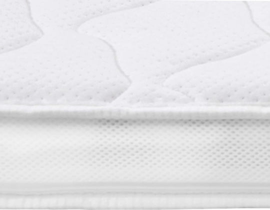 vidaXL Ανώστρωμα Μονό Foam με Αποσπώμενο Κάλυμμα 80x200x7εκ.