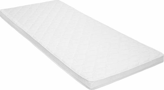 vidaXL Mattress Topper Semi-Double Foam with Removable Cover 120x200x6cm