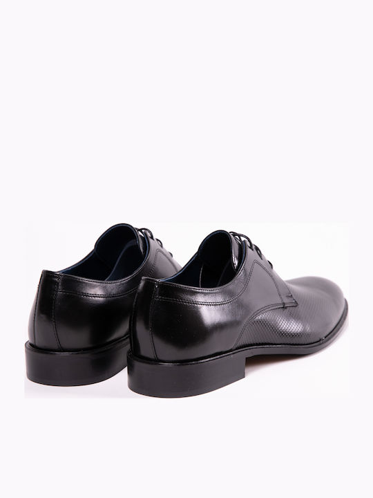 192 Leder Herrenschuhe Schwarz