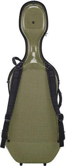 Gewa Idea Aramind Carbon 3.1 Waterproof Suitcase Cello Padded Yellow