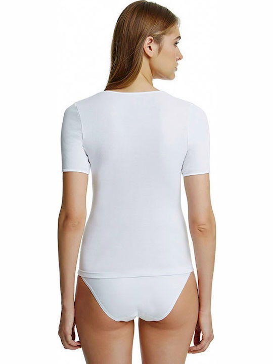 Simply You Women's Short Sleeve T-Shirt White