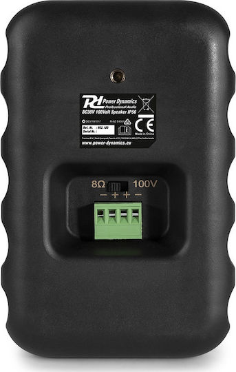 Power Dynamics BC30V Passive Wall-Mount Installation Speakers Pair Black