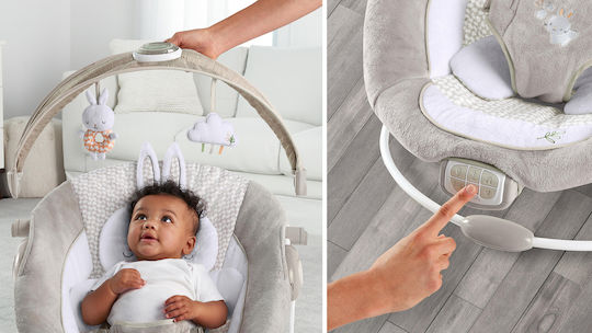 Ingenuity Ηλεκτρικό Relax Μωρού InLighten Bouncer με Μουσική και Δόνηση Twinkle Tails για Παιδί έως 9kg