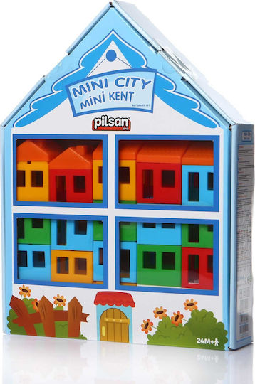 Pilsan Mini Kent City Building Blocks for 2+ Years 40 Pieces