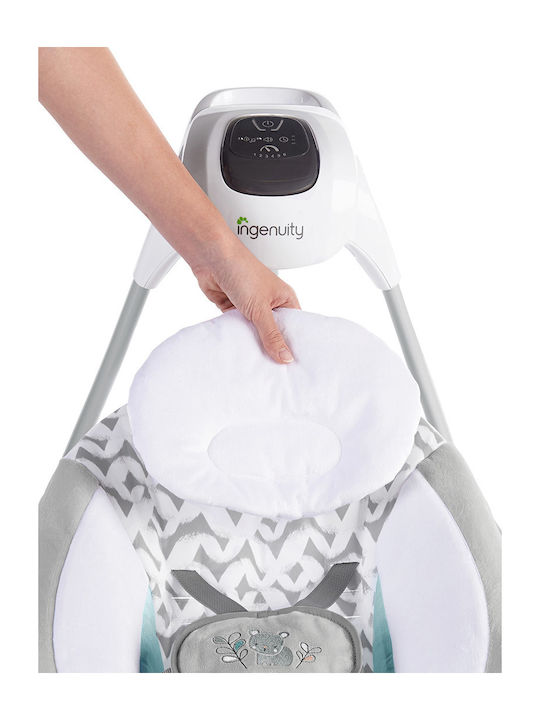 Ingenuity Electric Baby Relax Swing SimpleComfort Cradling Gray for Child up to 9kg