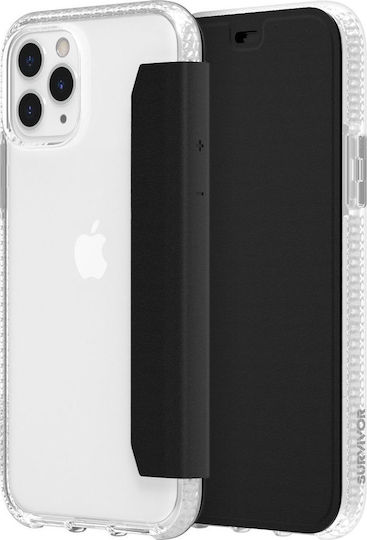 Griffin Survivor Clear Wallet Πλαστικό Μαύρο (iPhone 11 Pro)
