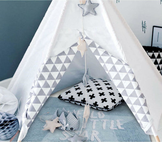 Nef-Nef Homeware Hello Παιδικό Χαλί Αστέρια Μπλε 100x160cm