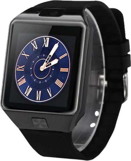 DZ09 43mm Smartwatch with SIM (Black)