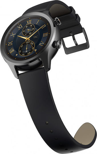 Ticwatch C2 Stainless Steel 43mm Smartwatch (Μαύρο)