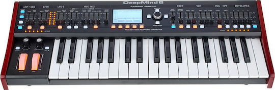 Behringer Synthesizer Deepmind 6 mit 37 Dynamisch Tasten Schwarz