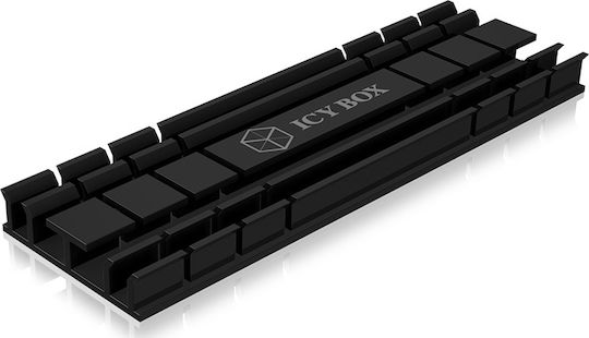 Icy Box Heat Sink for M.2 2280 SSD Ψύξη Μ.2 SSD Μαύρο