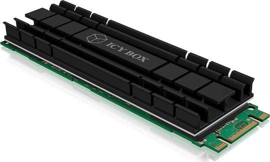 Icy Box Heat Sink for M.2 2280 SSD Ψύξη Μ.2 SSD Μαύρο