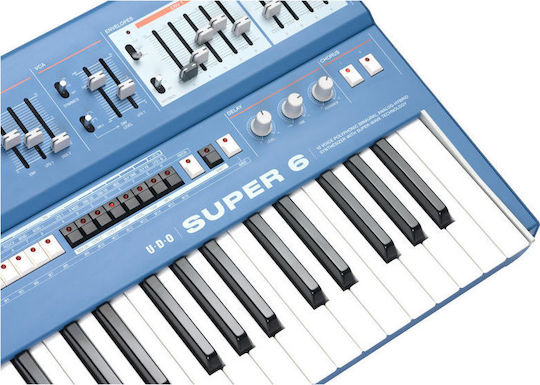 UDO Audio Synthesizer Super 6 με 49 Δυναμικά Πλήκτρα Μπλε