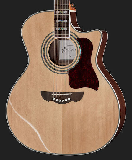 Harley Benton Ηλεκτροακουστική Κιθάρα CLJ-503CE Cutaway Natural Gloss